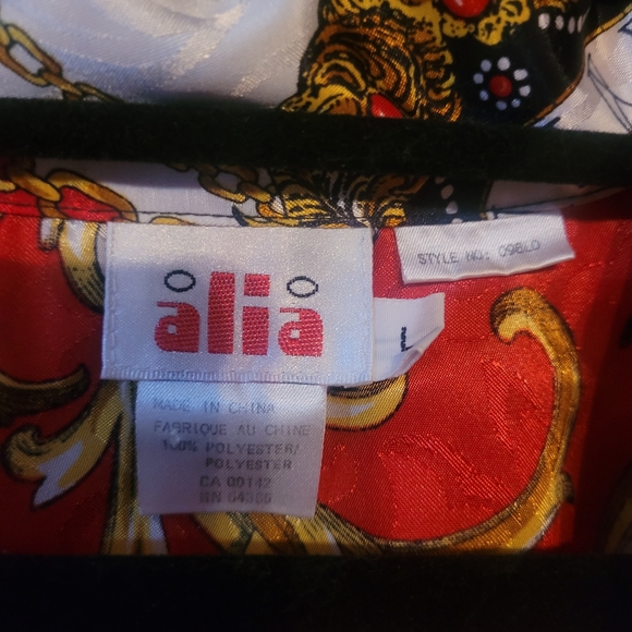 Alia - Vintage Button Up Shirt -L - Picture 3 of 3